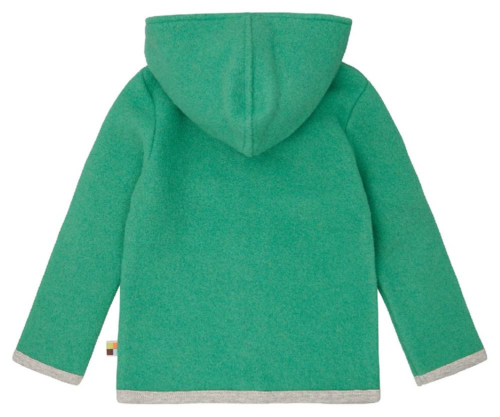 Loud Proud Wollfleece-Jacke mit Kapuze Sonderangebot der Fabrik
