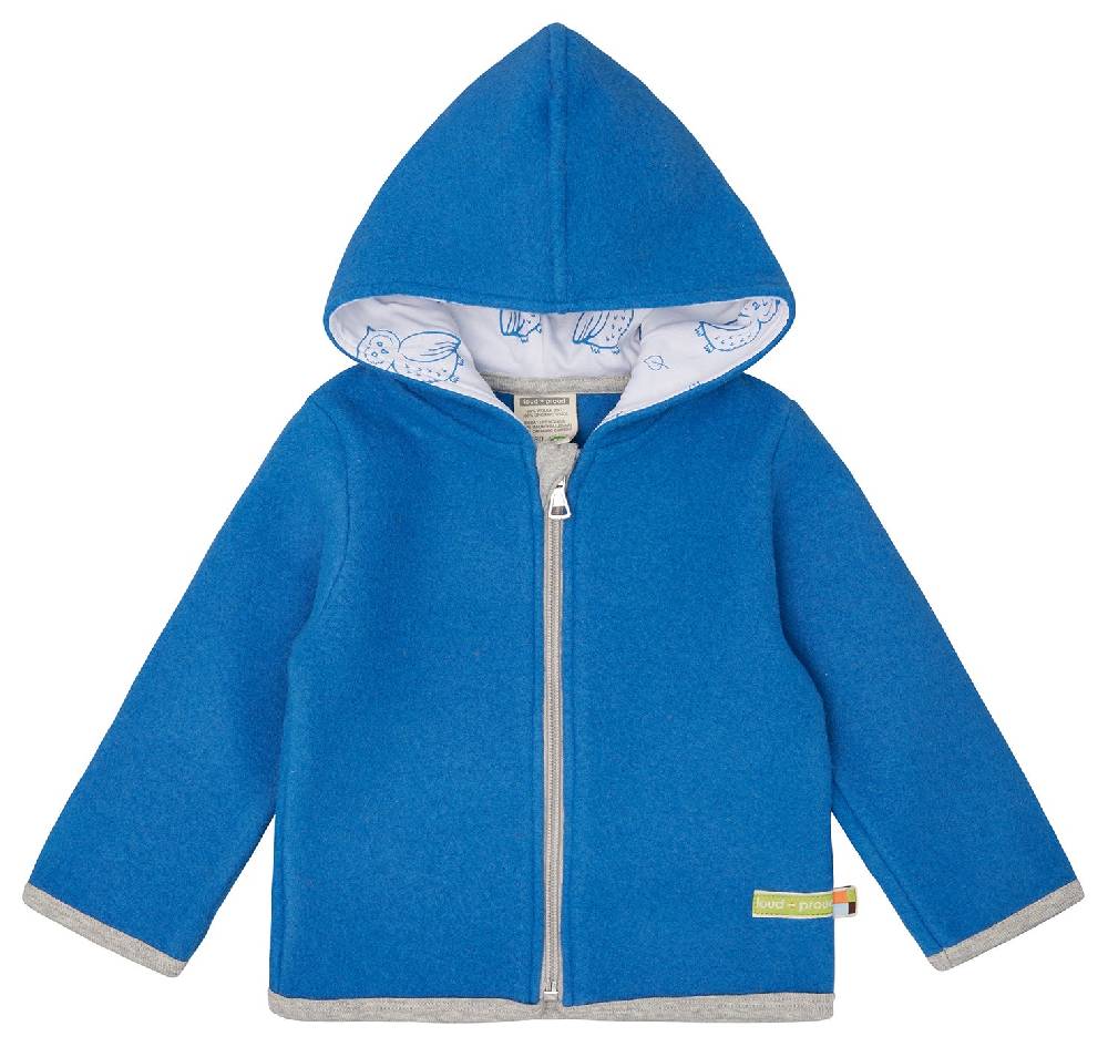Loud Proud Wollfleece-Jacke mit Kapuze Bis zu 55% Rabatt