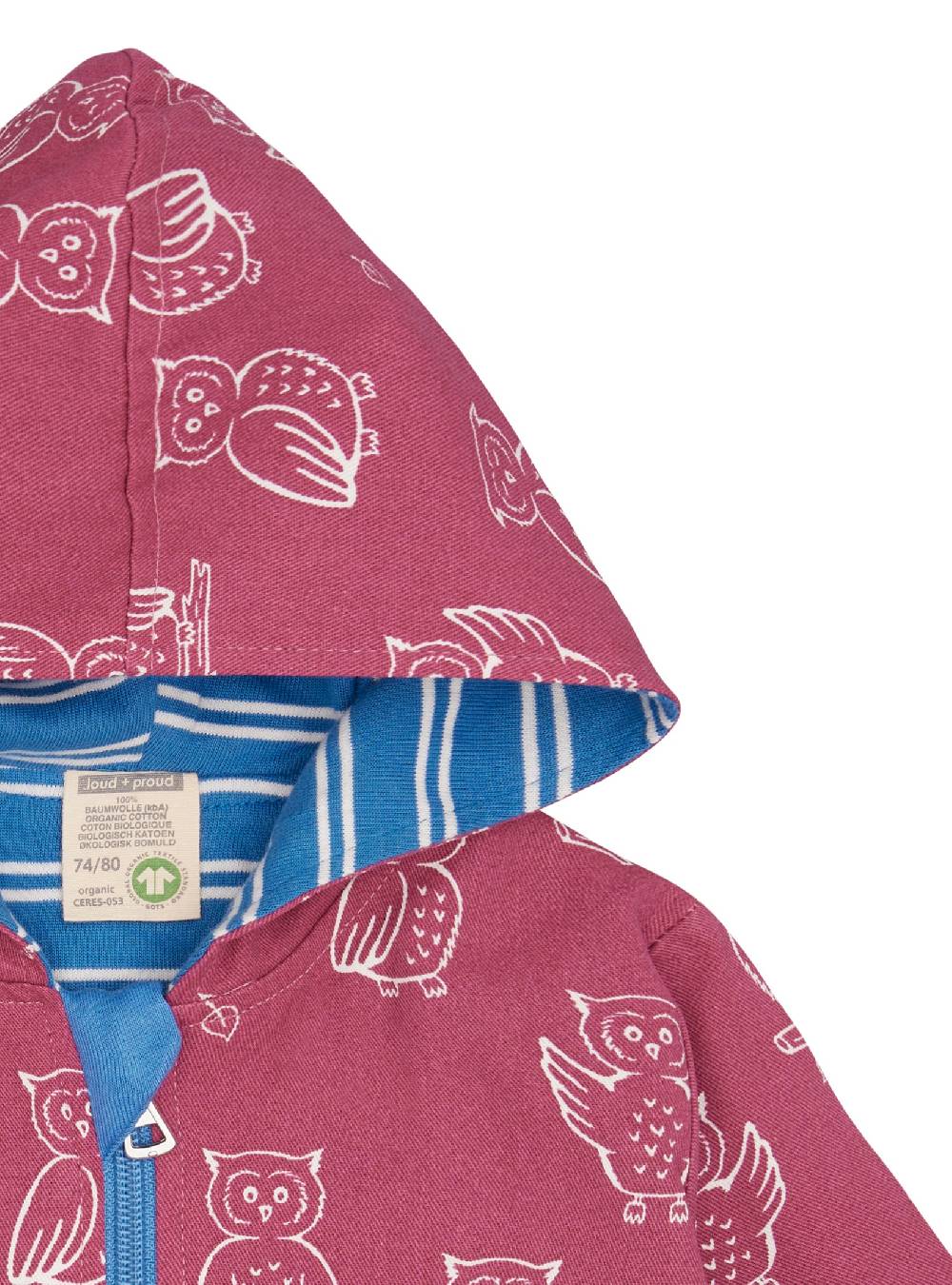 Loud Proud Wasserabweisende Jacke mit Druck Nur noch ein Tag übrig