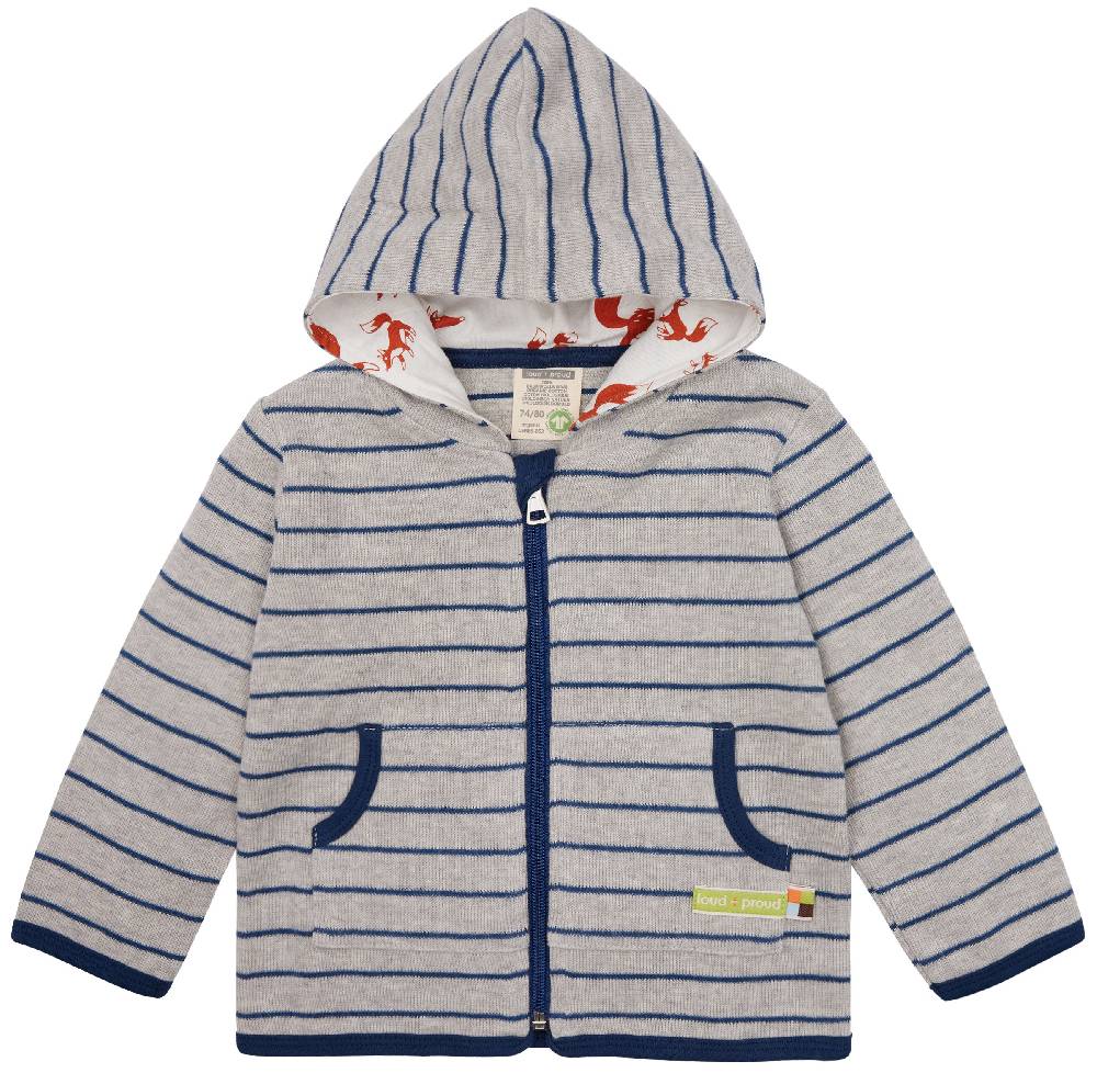 Loud Proud Jacke Interlock gestreift Lagerräumung
