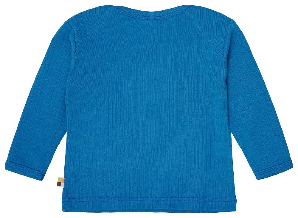 Loud Proud Shirt langarm Uni mit Rippe im Angebot
