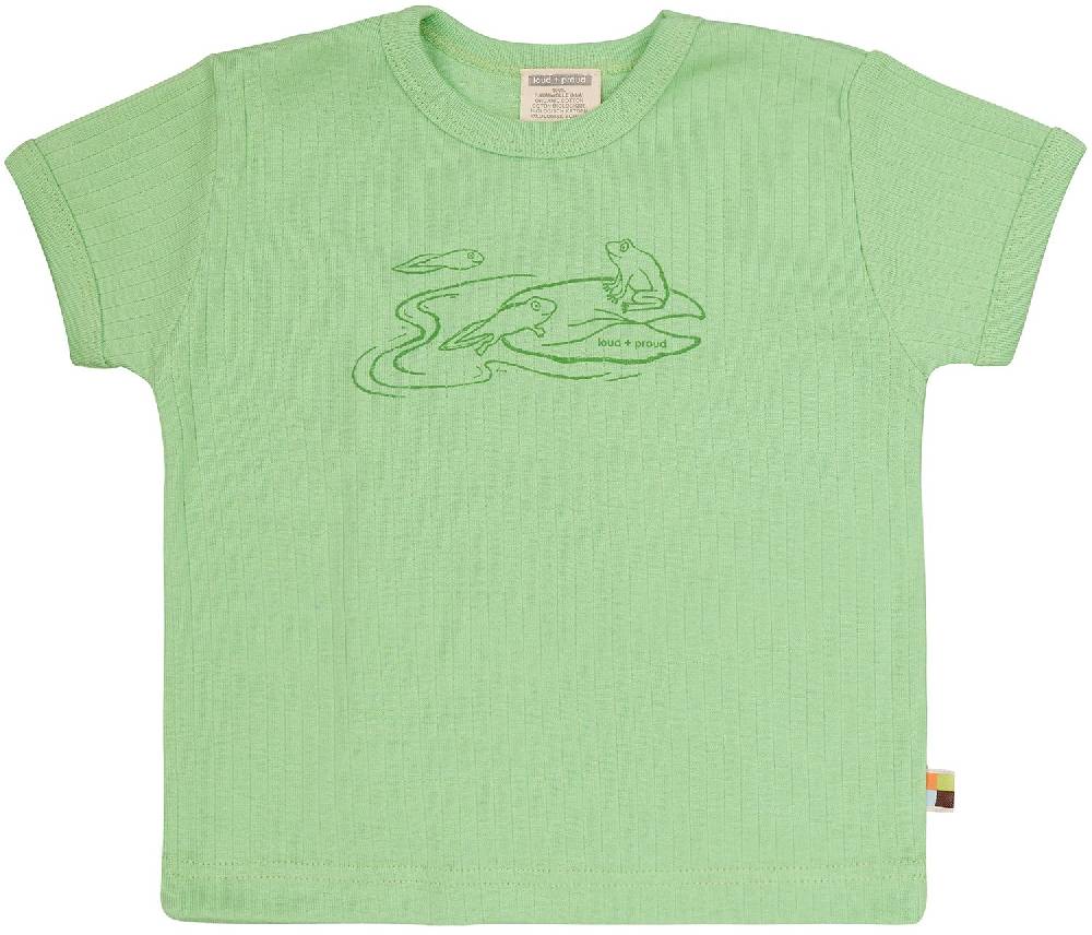 Loud Proud T-Shirt Derby Rib mit Druck Bis zu 50% Rabatt