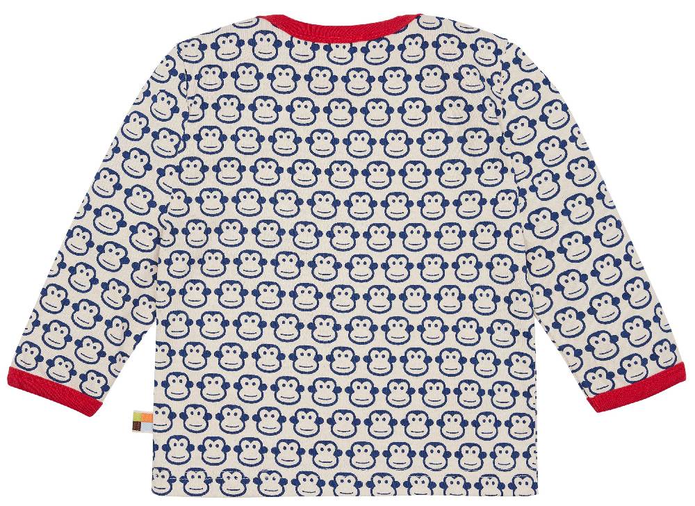 Loud Proud Shirt Langarm mit Druck Affen Black Friday