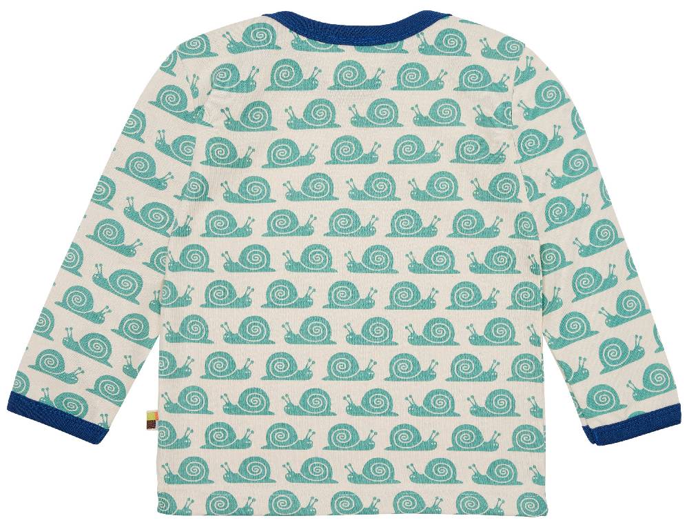 Loud Proud Shirt Langarm mit Druck Schnecken Vatertagsangebot