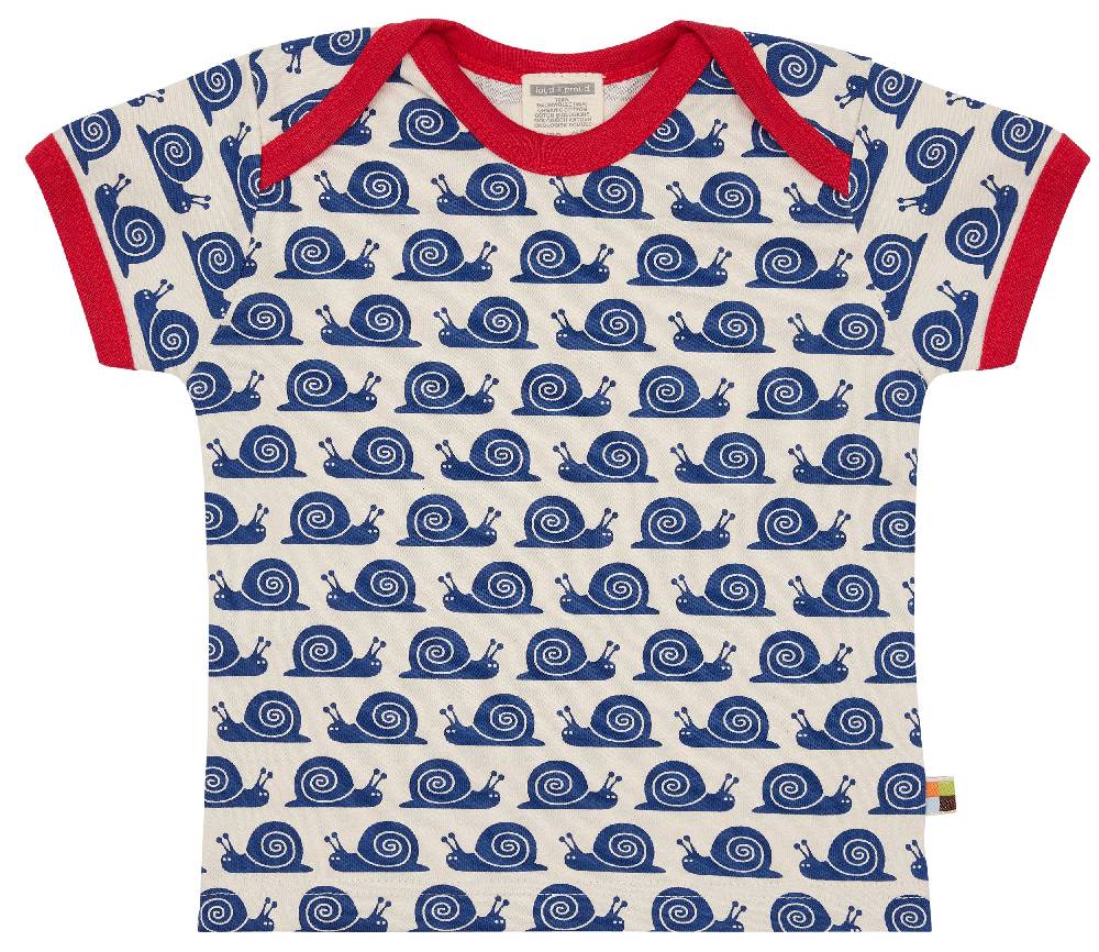 Loud Proud T-Shirt mit Druck Schnecken