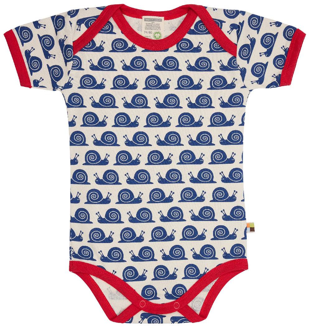 Loud Proud Body Kurzarm mit Druck Schnecken Top Angebot