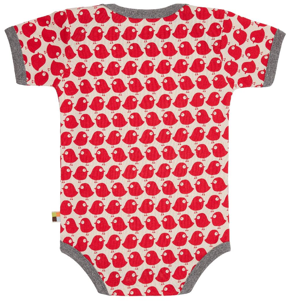 Loud Proud Body Kurzarm mit Druck Vögel Super Sparpreis