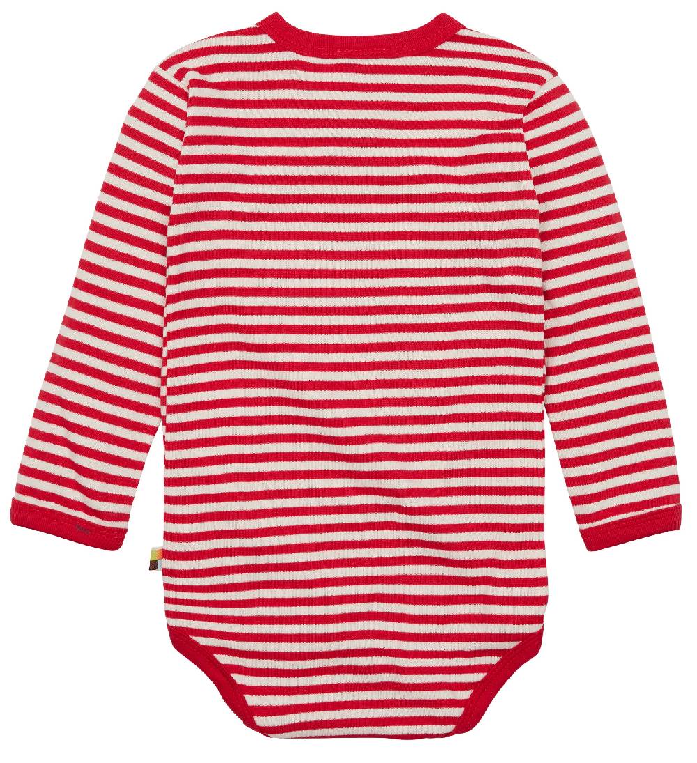 Loud Proud Wickelbody langarm gestreift mit Rippe Bis zu 50% Rabatt