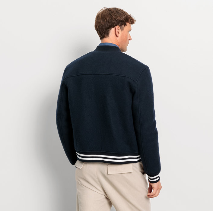 ﻿Oblymp Casual WirkBlouson, Marine 50% Rabatt mit kostenlosem Versand