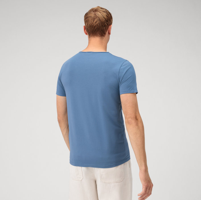 Oblymp Casual WirkT-Shirt, Rauchblau Clearance-Verkauf