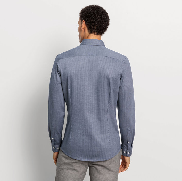 Oblymp No. Six 24/SevenBusinesshemd, super slim, Modern Kent, Marine Begrenzt auf 3 Tage