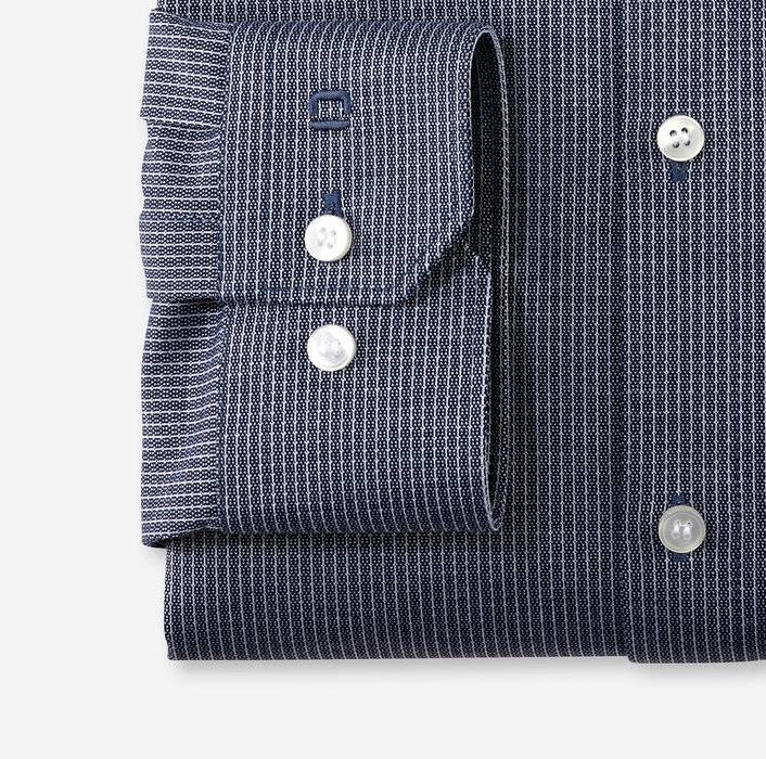 Oblymp No. Six 24/SevenBusinesshemd, super slim, Modern Kent, Marine Begrenzt auf 3 Tage