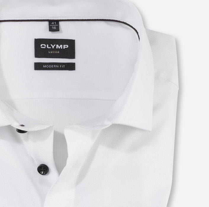 Oblymp LuxorBusinesshemd, modern fit, Global Kent, Weiß Exklusivangebot