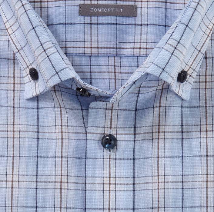 Oblymp Luxor, Businesshemd, comfort fit, Button-down, Bleu Black Friday