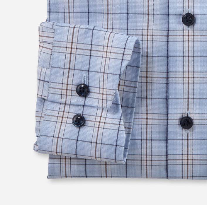 Oblymp Luxor, Businesshemd, comfort fit, Button-down, Bleu Black Friday
