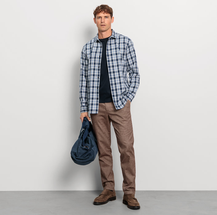Oblymp CasualFreizeithemd, regular fit, Kent, Marine Weihnachtsangebot