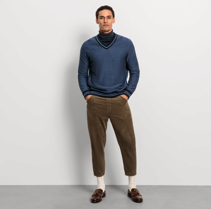 Oblymp Casual StrickPullover, Marine Osterangebot