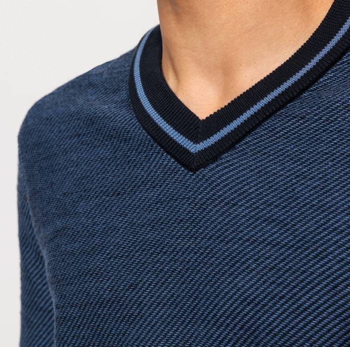 Oblymp Casual StrickPullover, Marine Osterangebot