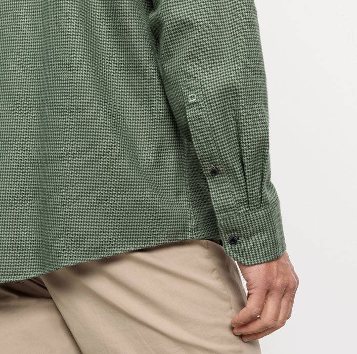 Oblymp Casual, Freizeithemd, regular fit, Stehkragen, Oliv Kauf eins, bekomm eins gratis