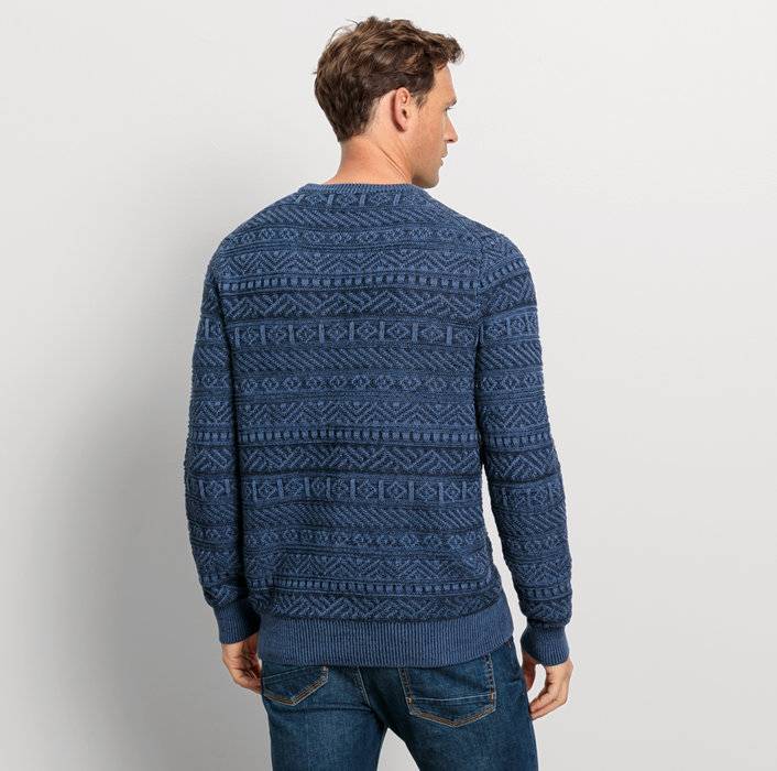 Oblymp Casual Strick, Pullover, Marine Sonderangebote