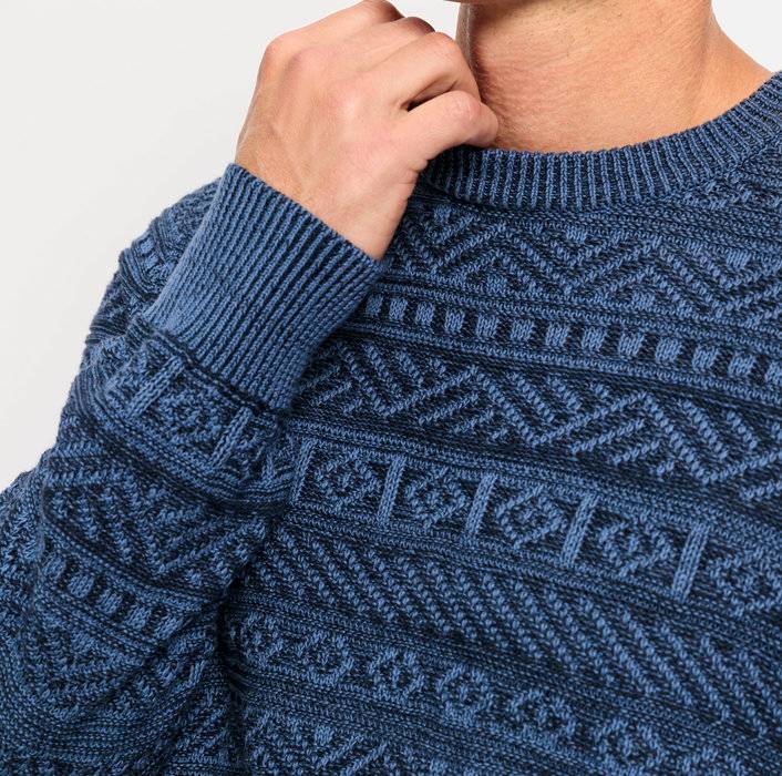 Oblymp Casual Strick, Pullover, Marine Sonderangebote