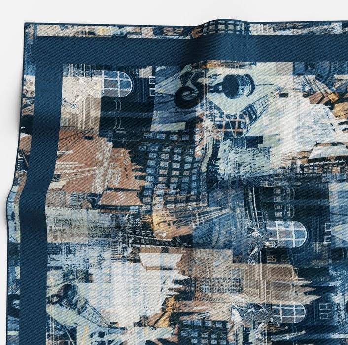 Oblymp SIGNATURE Bandana, 60x60 cm, Nachtblau Vierteljährliche Förderung