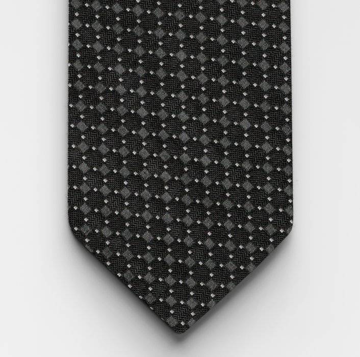 Oblymp Krawatte, slim 6,5 cm, Schwarz 50% Rabatt mit kostenlosem Versand