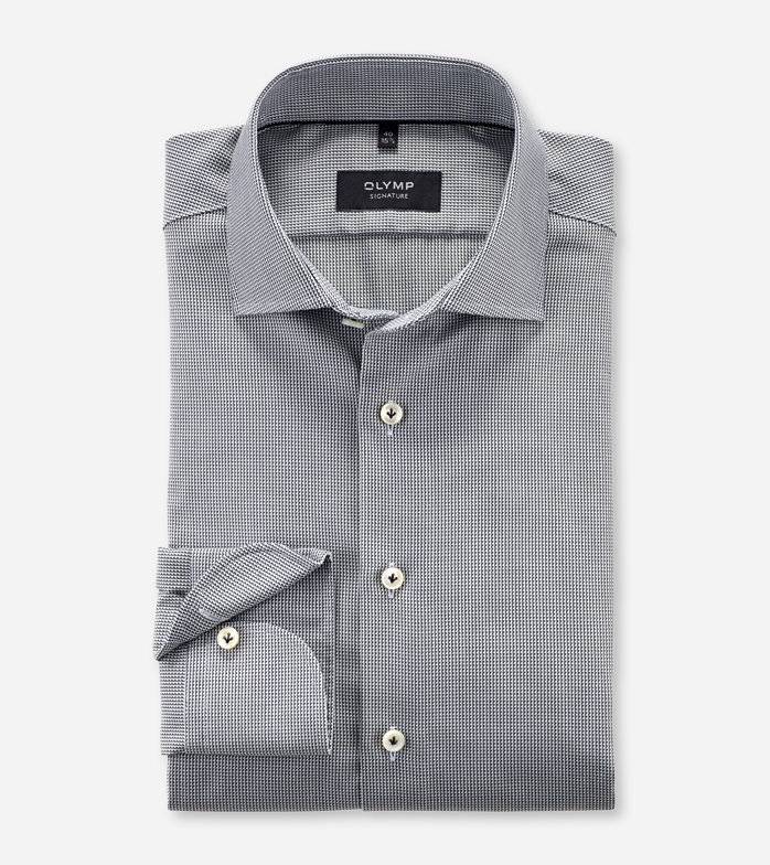 Oblymp SIGNATURE, Businesshemd, tailored fit, SIGNATURE Kent, Hellgrün Vatertagsangebot