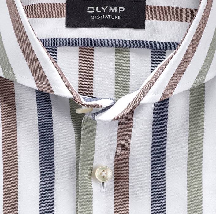 Oblymp SIGNATURE, Businesshemd, tailored fit, SIGNATURE Hai, Nachtblau Valentinstagsangebot
