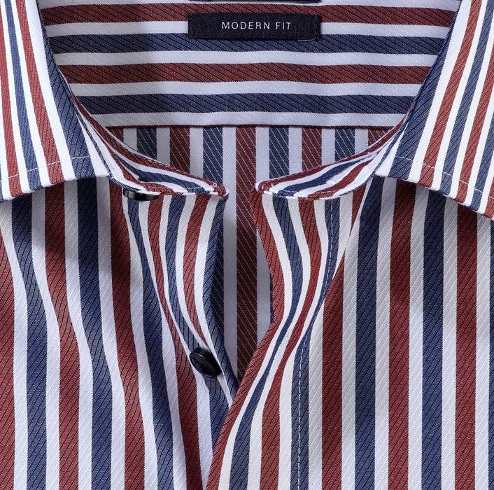 Oblymp Luxor, Businesshemd, modern fit, Global Kent, Dunkelrot Heißer Verkauf