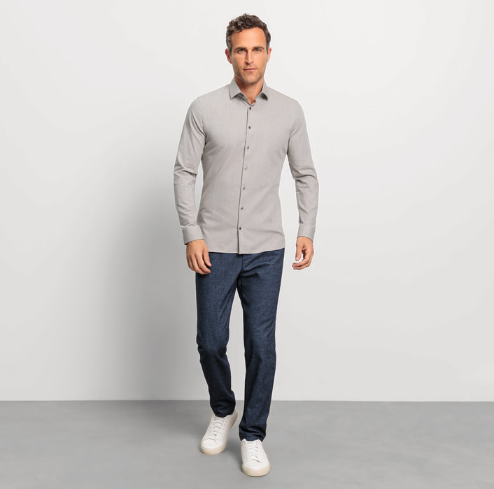 Oblymp No. Six 24/Seven, Businesshemd, super slim, Modern Kent, Oliv Bis zu 55% Rabatt