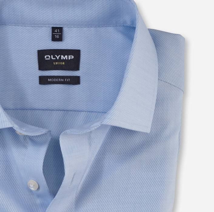 Oblymp Luxor, Businesshemd, modern fit, Global Kent, Bleu Hotsell