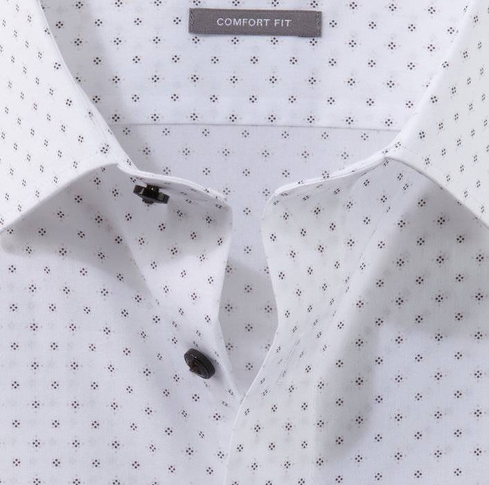 Oblymp Luxor, Businesshemd, comfort fit, New Kent, Weiß Fabrikverkauf