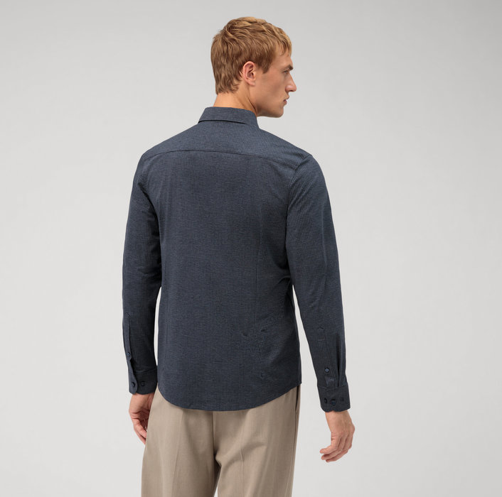 Oblymp Level Five 24/Seven, Businesshemd, body fit, Kent, Marine Fabrikpreis