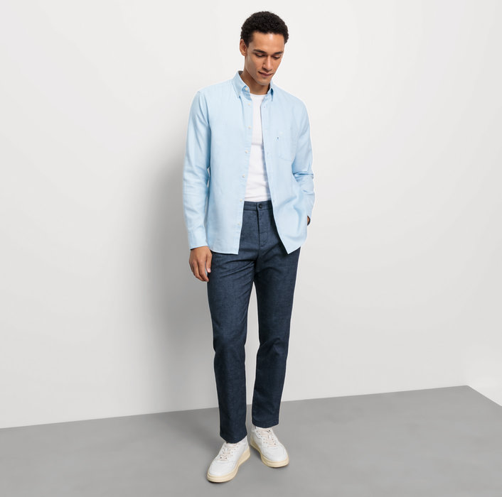 Oblymp Casual, Freizeithemd, regular fit, Button-down, Bleu Günstig kaufen