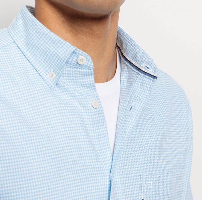 Oblymp Casual, Freizeithemd, regular fit, Button-down, Bleu Günstig kaufen