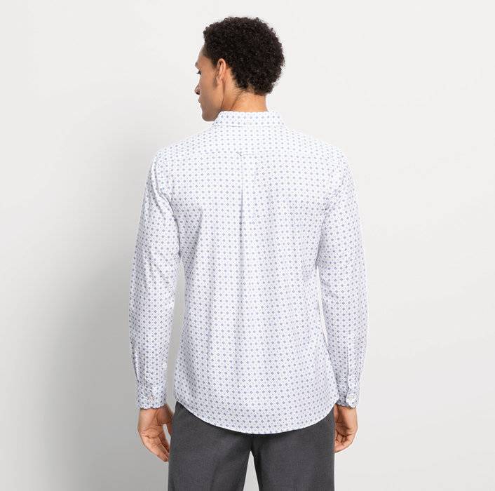 Oblymp Casual, Freizeithemd, regular fit, Kent, Weiß Begrenztes Angebot