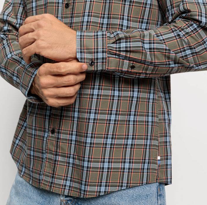 Oblymp Casual, Freizeithemd, regular fit, Kent, Oliv Valentinstagsangebot