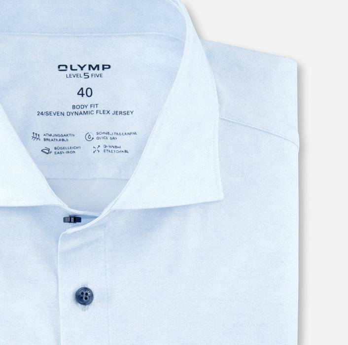 Oblymp Level Five 24/Seven, Businesshemd, body fit, Kent, Bleu Angebote
