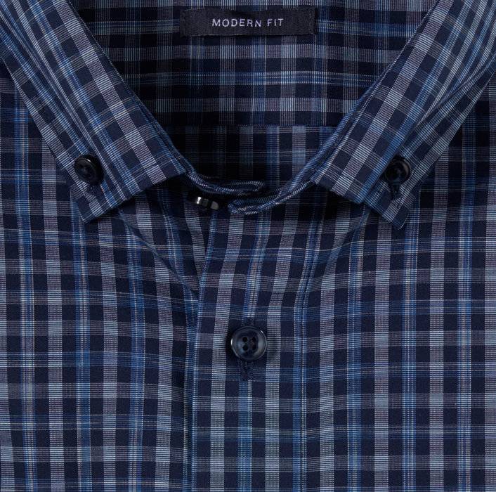 Oblymp Luxor, Businesshemd, modern fit, Button-down, Marine Top Angebot