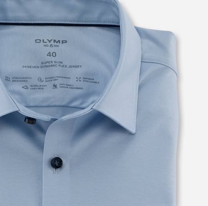 Oblymp No. Six 24/Seven, Businesshemd, super slim, Urban Kent, Hellblau Begrenzt auf 3 Tage