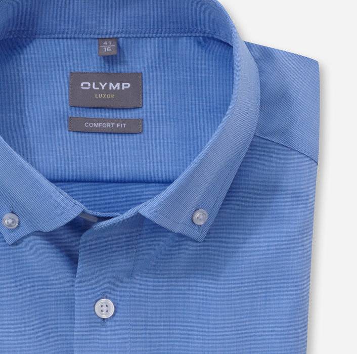Oblymp Luxor, Businesshemd, comfort fit, Button-down, Blau Super Sparpreis