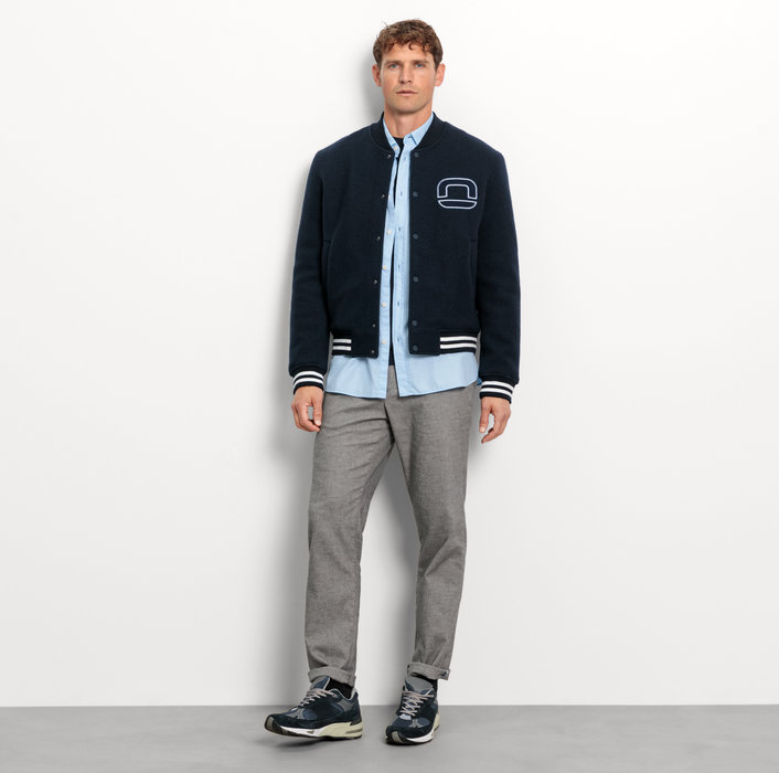 Oblymp Casual, Freizeithemd, regular fit, Button-down, Bleu Clearance-Verkauf