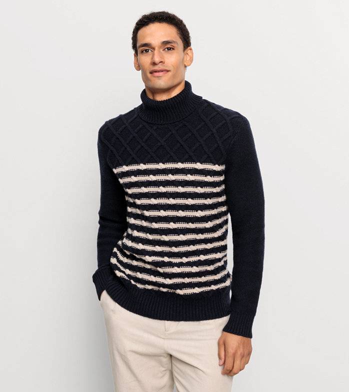 Oblymp Casual Strick, Pullover, Marine Speichern exportieren