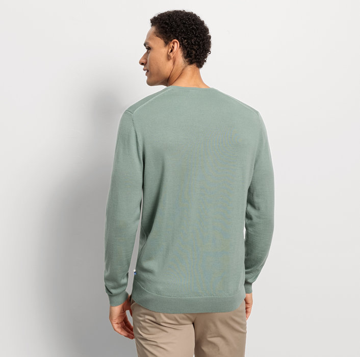 Oblymp Casual Strick, Pullover, Grau-Grün Rabatte dieses Monats