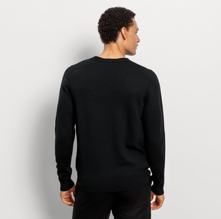 Oblymp Casual Strick, Pullover, Schwarz Fabrikverkauf