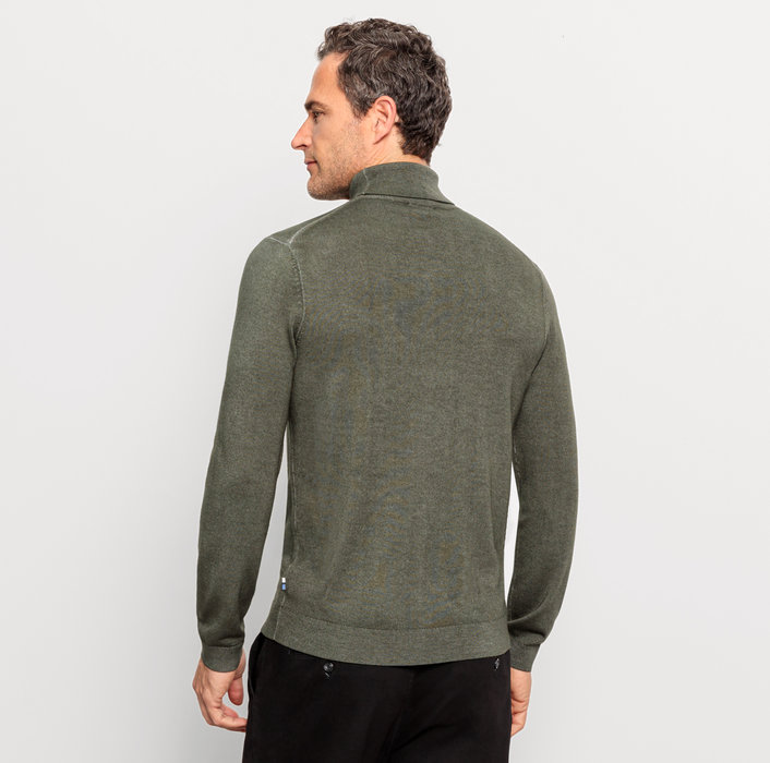 Oblymp Casual Strick, Pullover, Dunkelgrün Kostenloser Versand