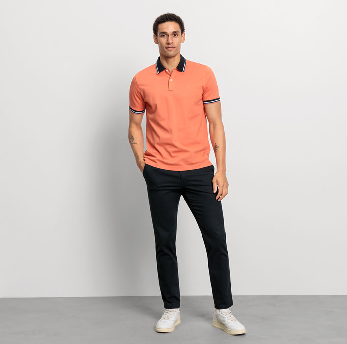 Oblymp Casual Wirk, Polo, Ziegelrot Online Shopping