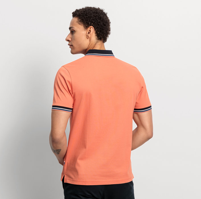 Oblymp Casual Wirk, Polo, Ziegelrot Online Shopping
