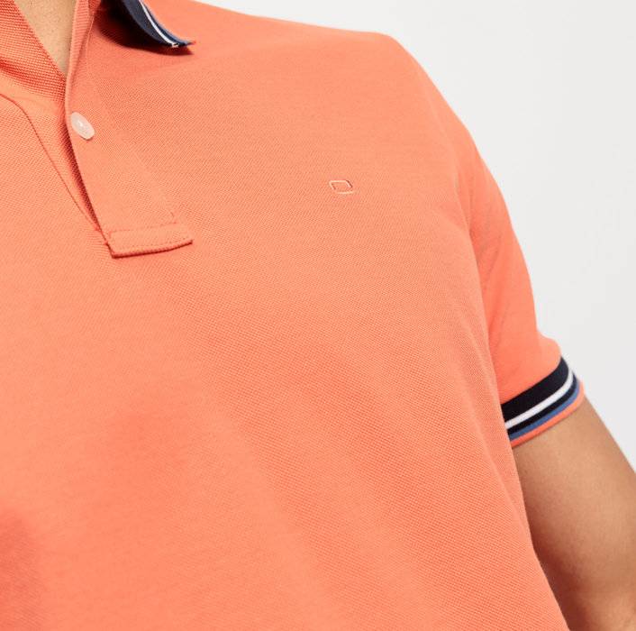 Oblymp Casual Wirk, Polo, Ziegelrot Online Shopping